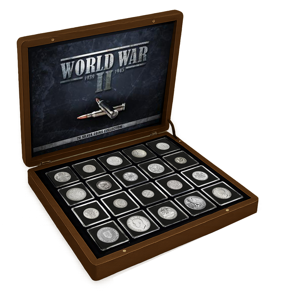 WWII set silvermynt